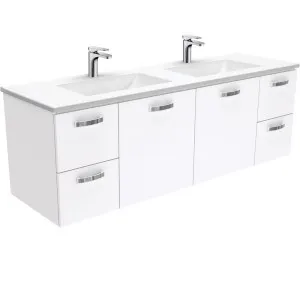 Vanessa Unicab 1500 Double Bowl Wall-Hung Vanity by Fienza, a Vanities for sale on Style Sourcebook