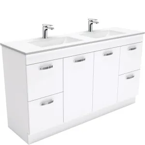 Vanessa Unicab 1500 Double Bowl Vanity On Kickboard by Fienza, a Vanities for sale on Style Sourcebook