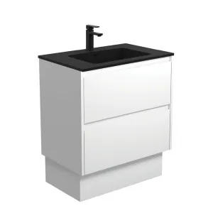 Montana Amato 750 Satin White Vanity On Kick by Fienza, a Vanities for sale on Style Sourcebook