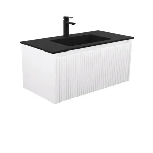 Montana Alina Satin White 900 Wall-Hung Vanity by Fienza, a Vanities for sale on Style Sourcebook