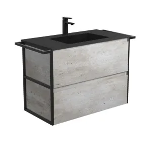 Montana Amato 900 Industrial Vanity, Twin Towel Rails, Wall-Hung by Fienza, a Vanities for sale on Style Sourcebook