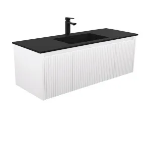 Montana Alina Satin White 1200 Wall-Hung Vanity by Fienza, a Vanities for sale on Style Sourcebook