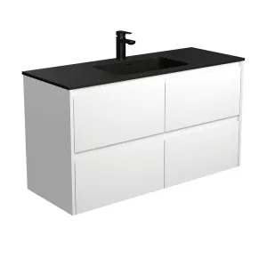 Montana Amato 1200 Satin White Wall-Hung Vanity by Fienza, a Vanities for sale on Style Sourcebook