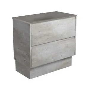 Satori Amato 900 Industrial Vanity On Kick, Industrial Panels by Fienza, a Vanities for sale on Style Sourcebook