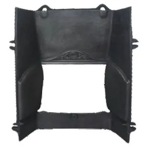 Brighton Cast Iron Back, Black by Schots Home Emporium, a Fireplaces & Accessories for sale on Style Sourcebook