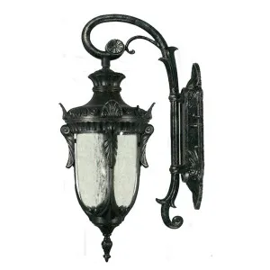 Small Wellington Wall Light, Antique Black by Lighting Inspirations, a Outdoor Lighting for sale on Style Sourcebook