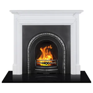 Talmara Mantel, White by Schots Home Emporium, a Fireplaces & Accessories for sale on Style Sourcebook