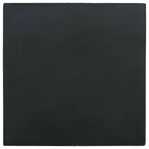 Plain 20x20 Cement Encaustic Tile, Black by Schots Home Emporium, a Encaustic Tiles for sale on Style Sourcebook