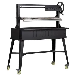 Argentinian 120cm Black Steel Grill BBQ by Schots Home Emporium, a BBQs for sale on Style Sourcebook