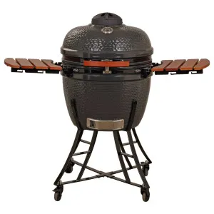 Kamado Devil 24 Inch Ceramic BBQ, Grey by Schots Home Emporium, a BBQs for sale on Style Sourcebook