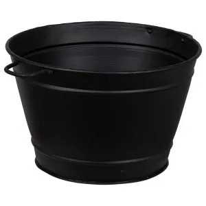 Elden Log Bucket, Matte Black by Schots Home Emporium, a Fireplaces & Accessories for sale on Style Sourcebook