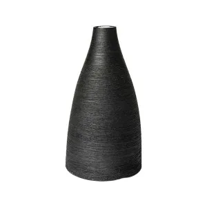 Aki Vase Black Small by Horgans, a Vases & Jars for sale on Style Sourcebook