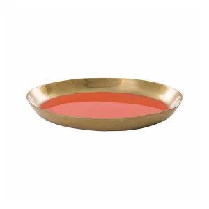 Almina Round Tray Orange by Horgans, a Decorative Plates & Bowls for sale on Style Sourcebook