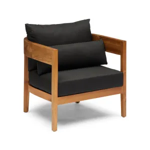 Avoca Outdoor Chair Natural & Black by Horgans, a Outdoor Chairs for sale on Style Sourcebook