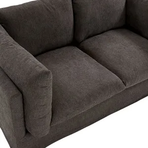 Charcoal Sofa Cover for Ella 2-seater by Horgans, a Sofas for sale on Style Sourcebook