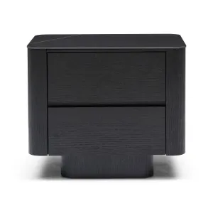 Clio Bedside Black Marble Ceramic by Horgans, a Bedside Tables for sale on Style Sourcebook