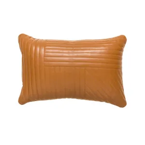 Cuero Leather Cushion Tan 60x40 by Horgans, a Cushions, Decorative Pillows for sale on Style Sourcebook