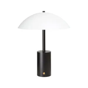 Daichi Black & White Table Lamp by Horgans, a Table & Bedside Lamps for sale on Style Sourcebook