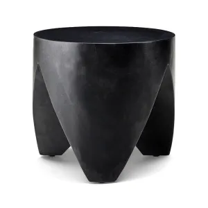 Fajar Timber Side Table Black by Horgans, a Side Table for sale on Style Sourcebook