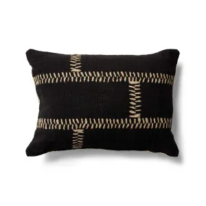 Hans Rectangle Cushion Black 50x70 by Horgans, a Cushions, Decorative Pillows for sale on Style Sourcebook