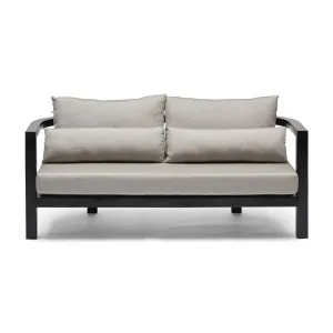 Java Outdoor Sofa Black & Stone by Horgans, a Outdoor Sofas for sale on Style Sourcebook