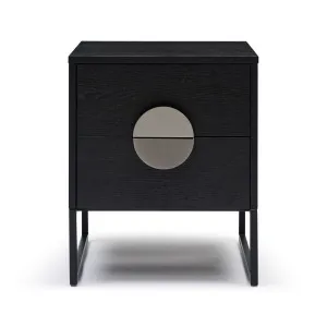 Luna II Bedside Black Pewter by Horgans, a Bedside Tables for sale on Style Sourcebook