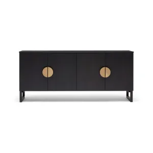 Luna II Sideboard Black Gold by Horgans, a Sideboards, Buffets & Trolleys for sale on Style Sourcebook