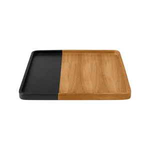 Marley Display Tray Medium Black by Horgans, a Tableware for sale on Style Sourcebook