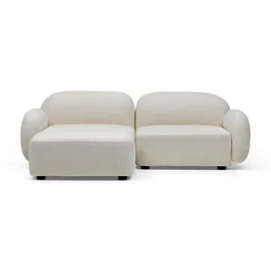 Oslo Modular Sofa Frosted Ivory 2 Seat Left by Horgans, a Sofas for sale on Style Sourcebook