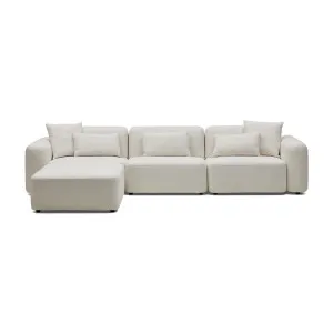 Pascal Modular Sofa Ivory White  3 Seat Left by Horgans, a Sofas for sale on Style Sourcebook