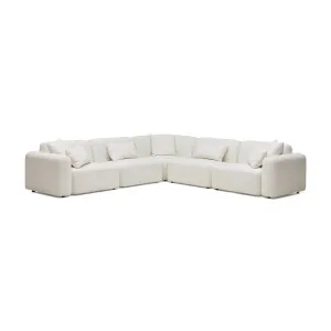 Pascal Modular Sofa Ivory White 5 Seat Corner by Horgans, a Sofas for sale on Style Sourcebook