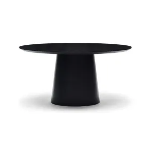 Pippa Round Dining Table Black Large by Horgans, a Dining Tables for sale on Style Sourcebook