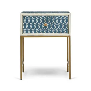 Zephyr Bone Inlay Bedside by Horgans, a Bedside Tables for sale on Style Sourcebook