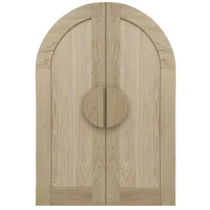 Gigi Arched DOUBLE front door Raw OAK by Hardware Concepts, a External Doors for sale on Style Sourcebook