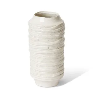 Ellema Vase - 16 x 16 x 32cm by Elme Living, a Vases & Jars for sale on Style Sourcebook
