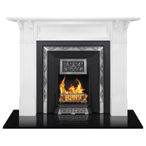 Classic Edwardian Mantel, White by Schots Home Emporium, a Fireplaces for sale on Style Sourcebook