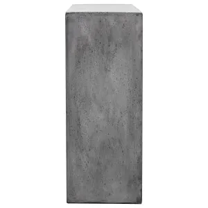 Colina 33x80cm Concrete Pedestal, Dark Grey by Schots Home Emporium, a Vanities for sale on Style Sourcebook