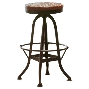 Decker Recycled Elm Natural Stool Without Back by Schots Home Emporium, a Bar Stools for sale on Style Sourcebook