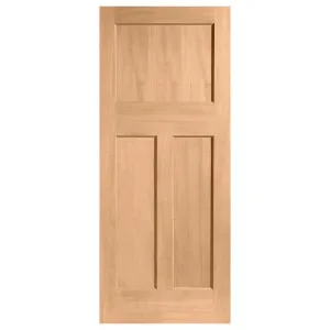 Edwardian 82cm Internal 3 Panel Door, Raw Hemlock by Schots Home Emporium, a Internal Doors for sale on Style Sourcebook