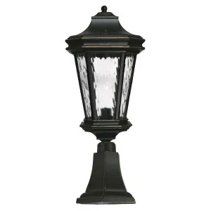 Tilburn Exterior Pillar Mount Large by Lighting Inspirations, a Outdoor Lighting for sale on Style Sourcebook