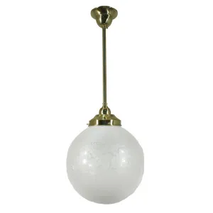 Standard 1/2 x 1/2m Rod Pendant Light w/10&quot; Sheffield, PB by Lighting Inspirations, a Lighting for sale on Style Sourcebook