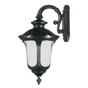 Waterford Exterior Wall Bracket Medium, Black by Lighting Inspirations, a Outdoor Lighting for sale on Style Sourcebook