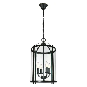 Large Manor 4Lt Pendant Light, Bronze by Lighting Inspirations, a Lighting for sale on Style Sourcebook