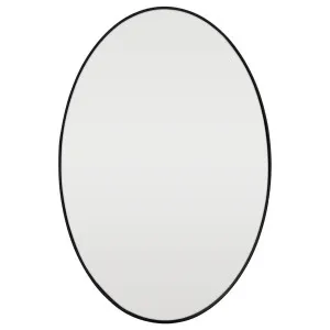 Bardo Oval Mirror, Matte Black by Schots Home Emporium, a Bathroom Storage Cabinets for sale on Style Sourcebook