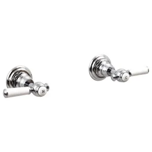 Chatham Lever Wall Stops, PVD Chrome by Schots Home Emporium, a Bathroom Taps & Mixers for sale on Style Sourcebook