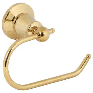 Noosa Toilet Roll Holder Gold PVD by Schots Home Emporium, a Toilet Paper Holders for sale on Style Sourcebook