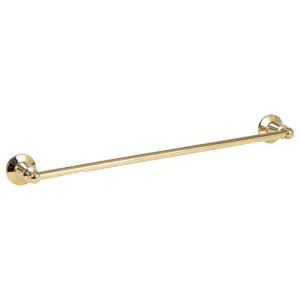 Noosa Single Towel Rail 600mm Gold PV by Schots Home Emporium, a Towel Rails for sale on Style Sourcebook