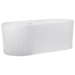 Rama Acrylic Bath Fluted 170x78x61cm Matte White by Schots Home Emporium, a Basins for sale on Style Sourcebook