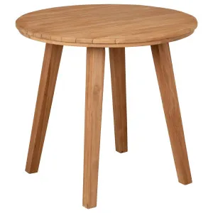 Mexa 80cm Teak Round Dining Table by Schots Home Emporium, a Tables for sale on Style Sourcebook