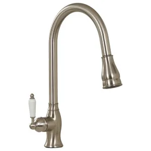 Loma Brush Nickel Kitchen Tap Mixer by Schots Home Emporium, a Bathroom Taps & Mixers for sale on Style Sourcebook